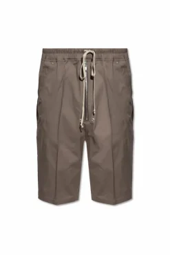 Rick Owens BRĄZOWY Bermudy `Bela Pods`
