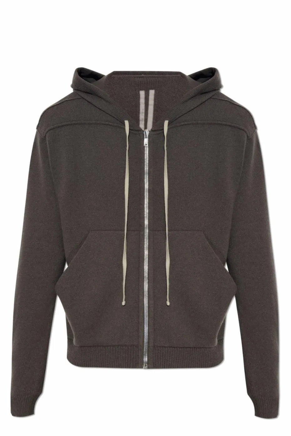 Rick Owens BRĄZOWY Bluza `Zipped`