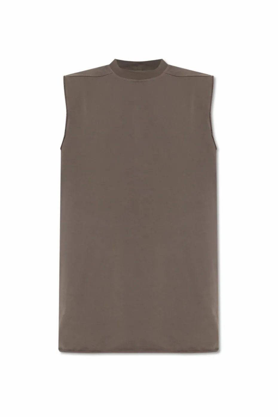 Rick Owens BRĄZOWY Top o luźnym kroju