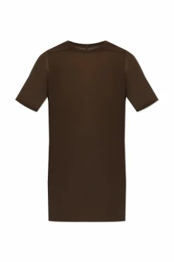 Rick Owens BRĄZOWY T-shirt `Level T`