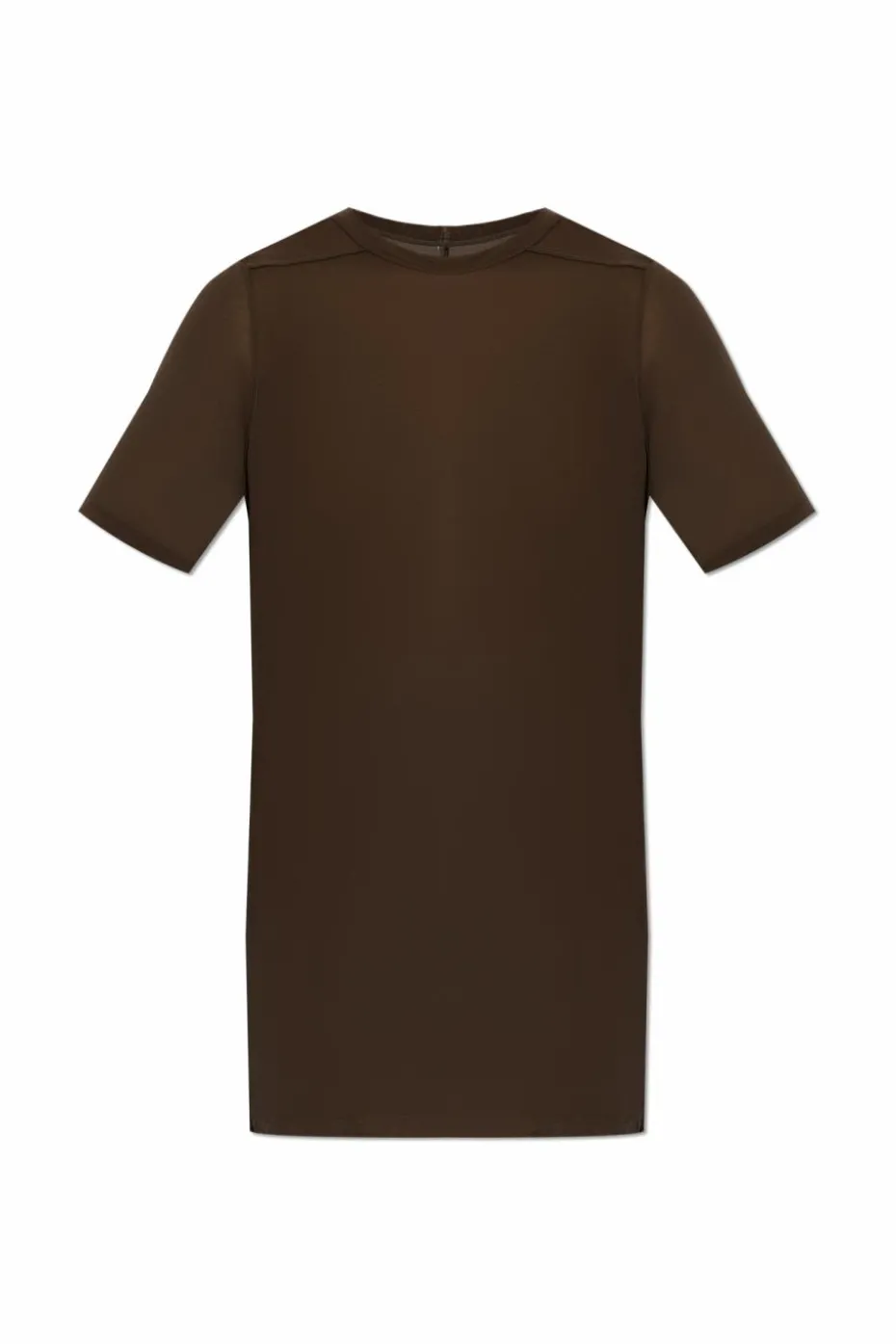 Rick Owens BRĄZOWY T-shirt `Level T`