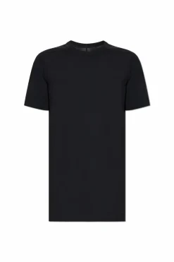 Rick Owens CZARNY Bawełniany t-shirt z okrągłym dekoltem