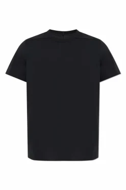 Rick Owens CZARNY Bawełniany t-shirt z okrągłym dekoltem