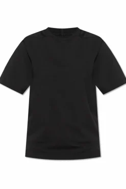 Rick Owens CZARNY Bawełniany t-shirt z okrągłym dekoltem