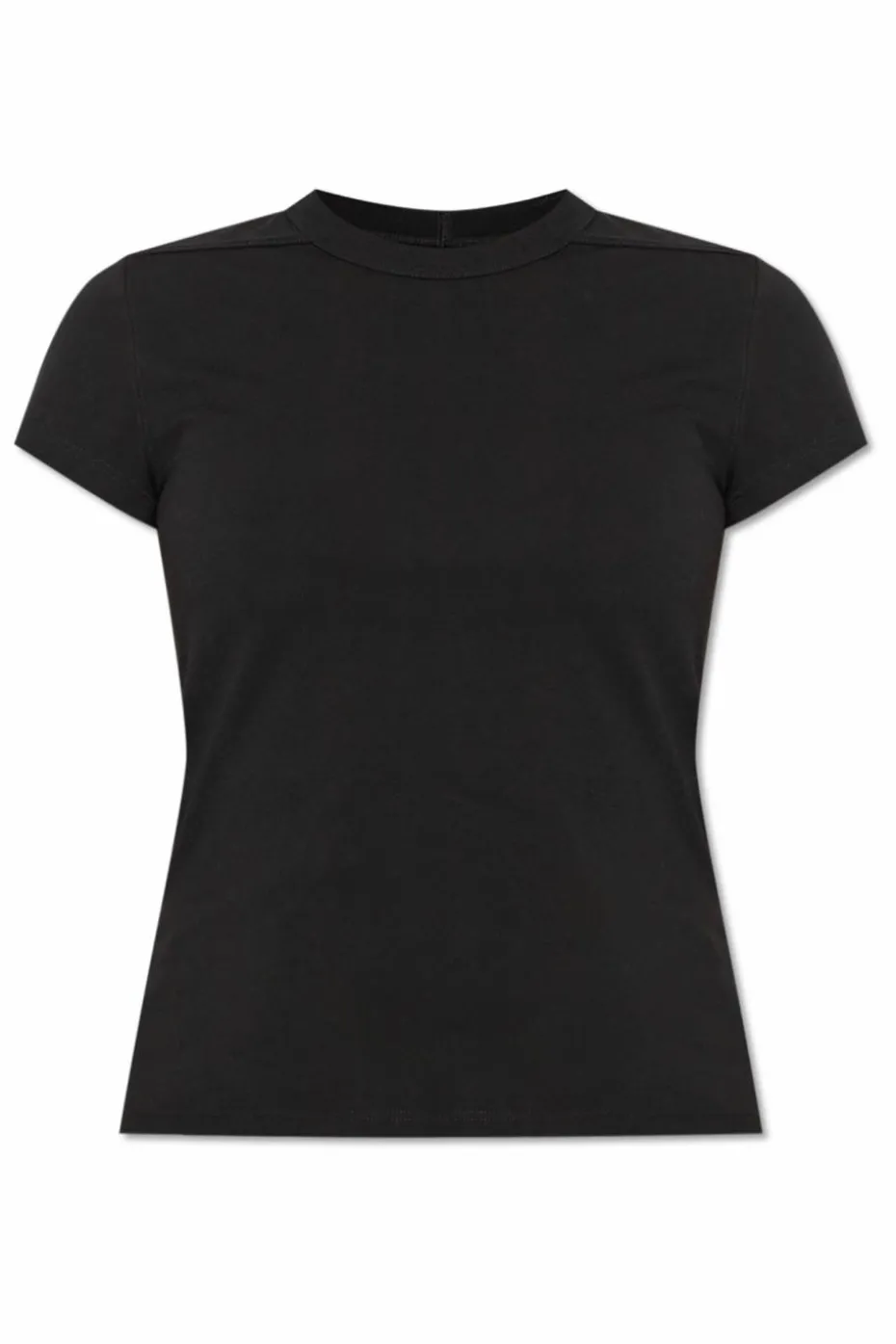 Rick Owens CZARNY Bawełniany t-shirt z okrągłym dekoltem