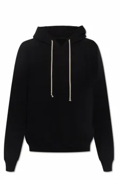 Rick Owens CZARNY Bluza z kapturem