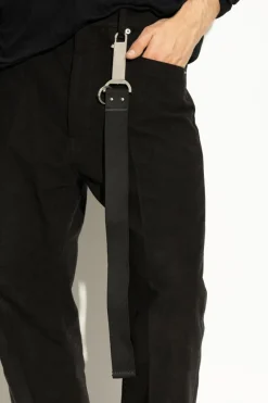 Rick Owens CZARNY Brelok do kluczy