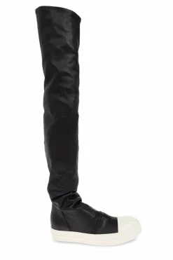 Rick Owens CZARNY Buty `High Stocking Sneaks`