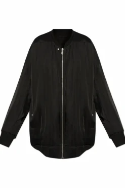 Rick Owens CZARNY Kurtka `Jumbo Flight`