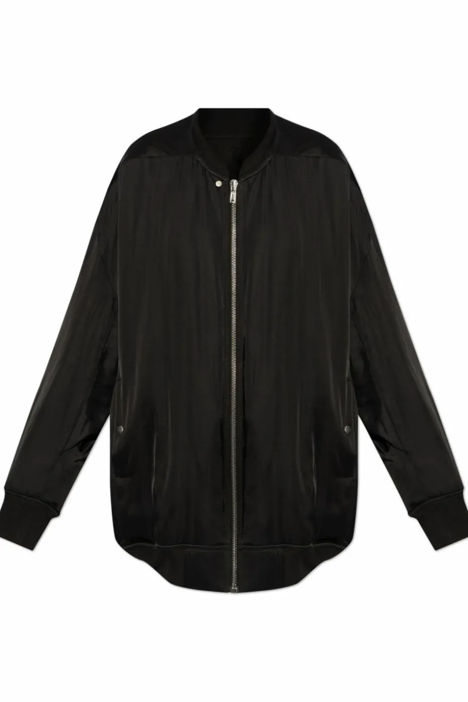 Rick Owens CZARNY Kurtka `Jumbo Flight`