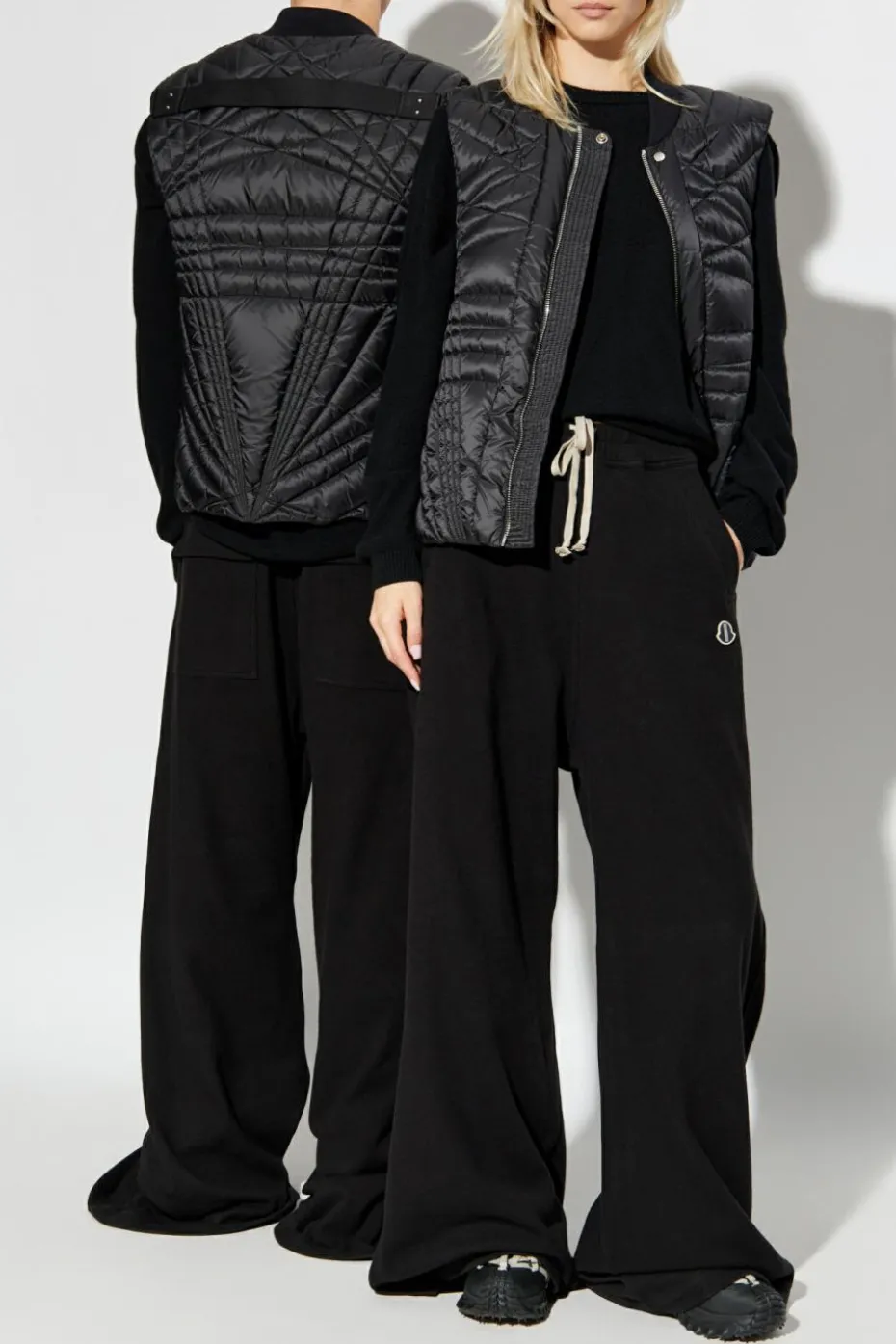 Rick Owens CZARNY Rick Owens x Moncler