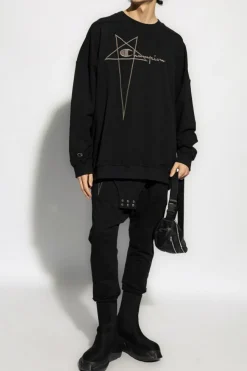 Rick Owens CZARNY Rick Owens x Champion