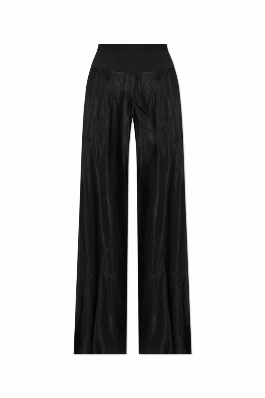 Rick Owens CZARNY Spodnie z szerokimi nogawkami