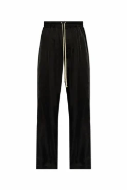 Rick Owens CZARNY Spodnie z kieszeniami