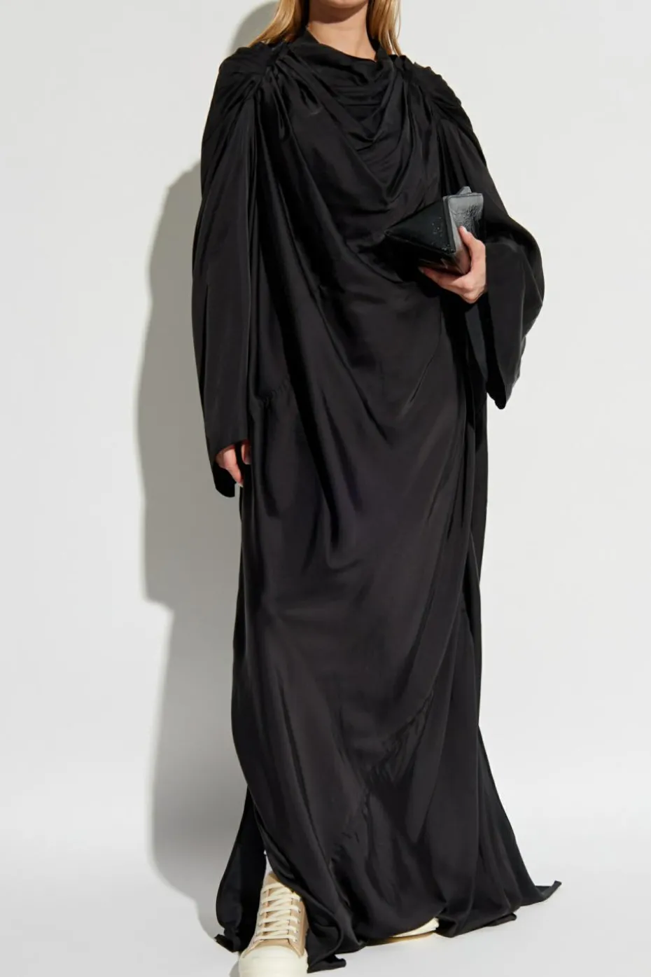 Rick Owens CZARNY Sukienka `Claudette`