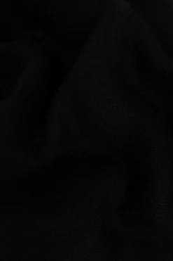 Rick Owens CZARNY Szal z frędzlami