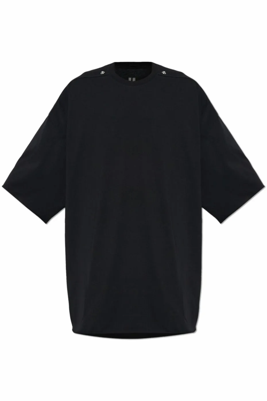 Rick Owens CZARNY T-shirt typu `oversize`