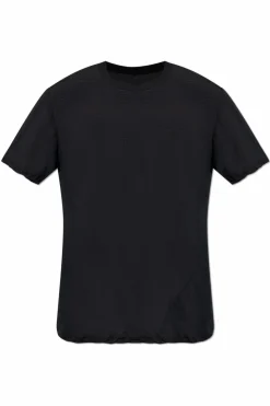 Rick Owens CZARNY T-shirt `Level T`