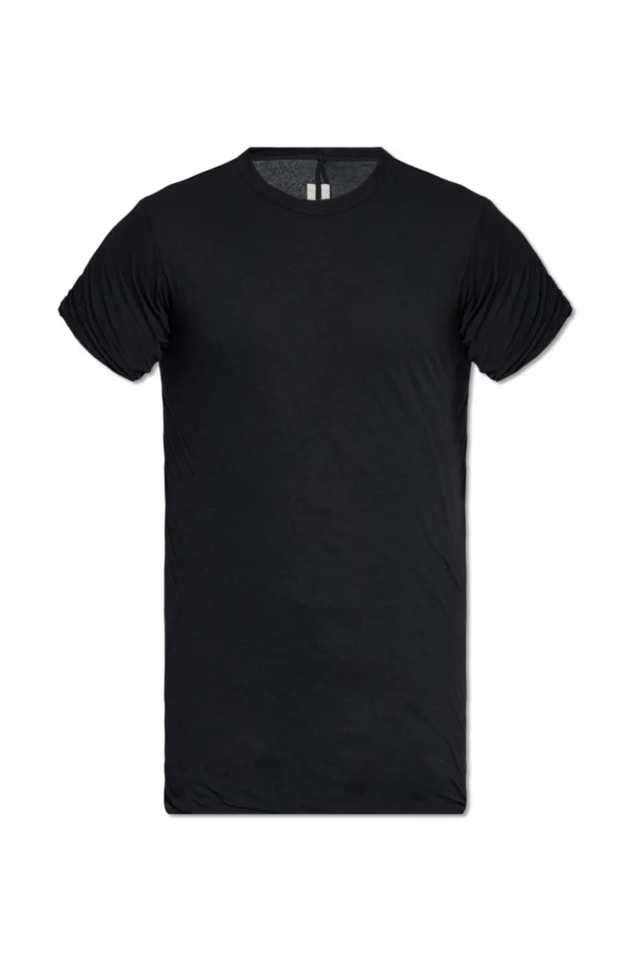 Rick Owens CZARNY T-shirt `Double`