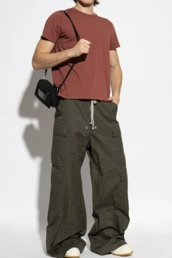 Rick Owens CZERWONY Okulary przeciwsłoneczne ‘Shielding’