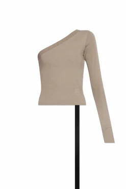 Rick Owens DRKSHDW beżowy Top `Ziggy`