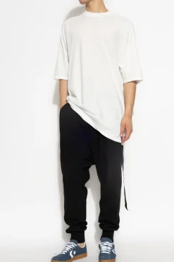 Rick Owens DRKSHDW BIAŁY T-shirt `Jumbo`