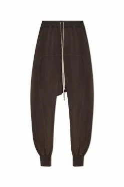 Rick Owens DRKSHDW BRĄZOWY Spodnie dresowe