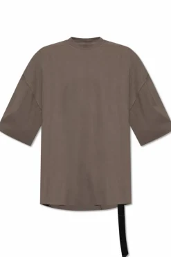 Rick Owens DRKSHDW BRĄZOWY T-shirt `Tommy`