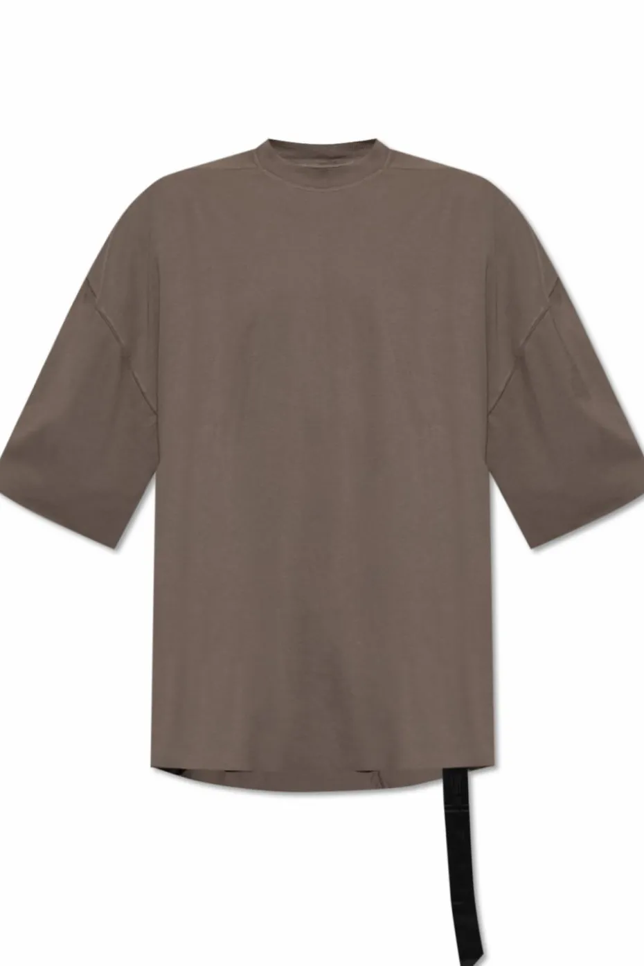 Rick Owens DRKSHDW BRĄZOWY T-shirt `Tommy`