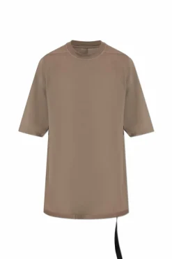 Rick Owens DRKSHDW BRĄZOWY Bawełniany t-shirt