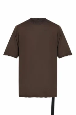 Rick Owens DRKSHDW BRĄZOWY T-shirt `Jumbo`