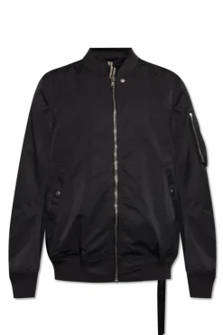 Rick Owens DRKSHDW CZARNY Kurtka `Classic Flight`