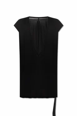 Rick Owens DRKSHDW CZARNY T-shirt `Dylan T`