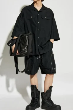Rick Owens DRKSHDW CZARNY Koszula `Tommy`