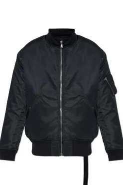 Rick Owens DRKSHDW CZARNY Kurtka typu `bomber`