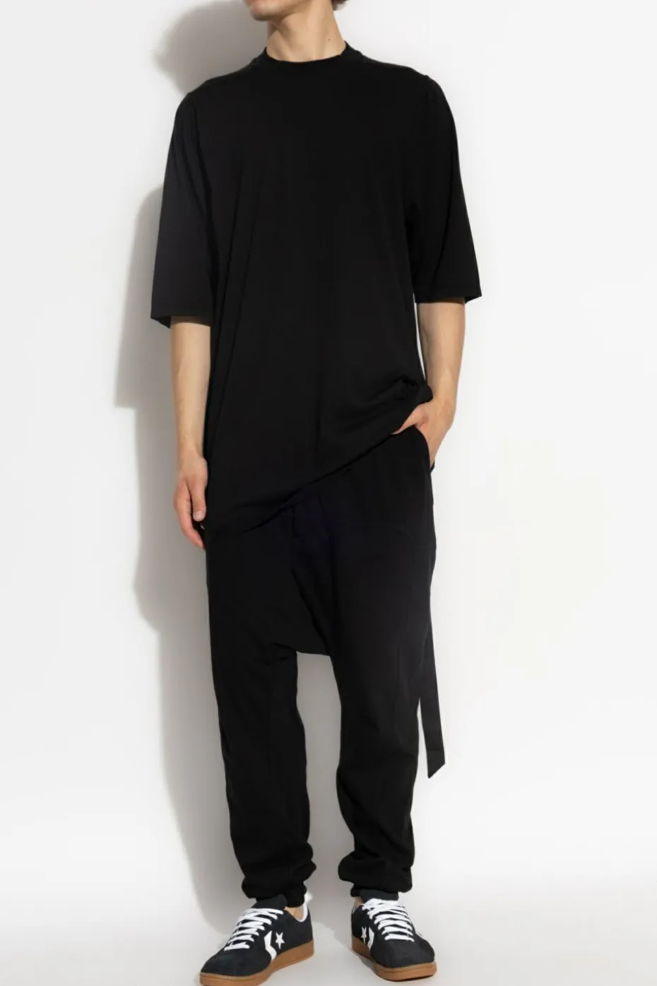 Rick Owens DRKSHDW CZARNY T-shirt `Jumbo SS`