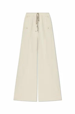Rick Owens DRKSHDW kremowy Spodnie `Geth Belas`