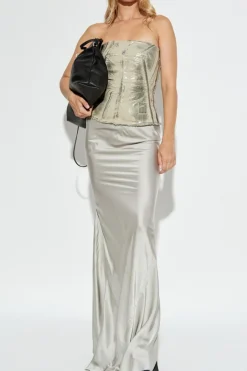 Rick Owens DRKSHDW SREBRNY Top `Bustier`
