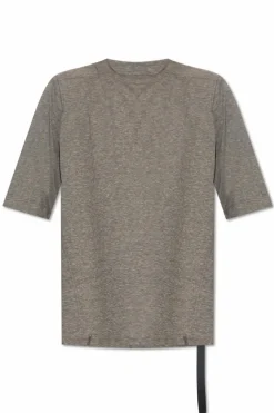 Rick Owens DRKSHDW SZARY T-shirt z krótkim rękawem