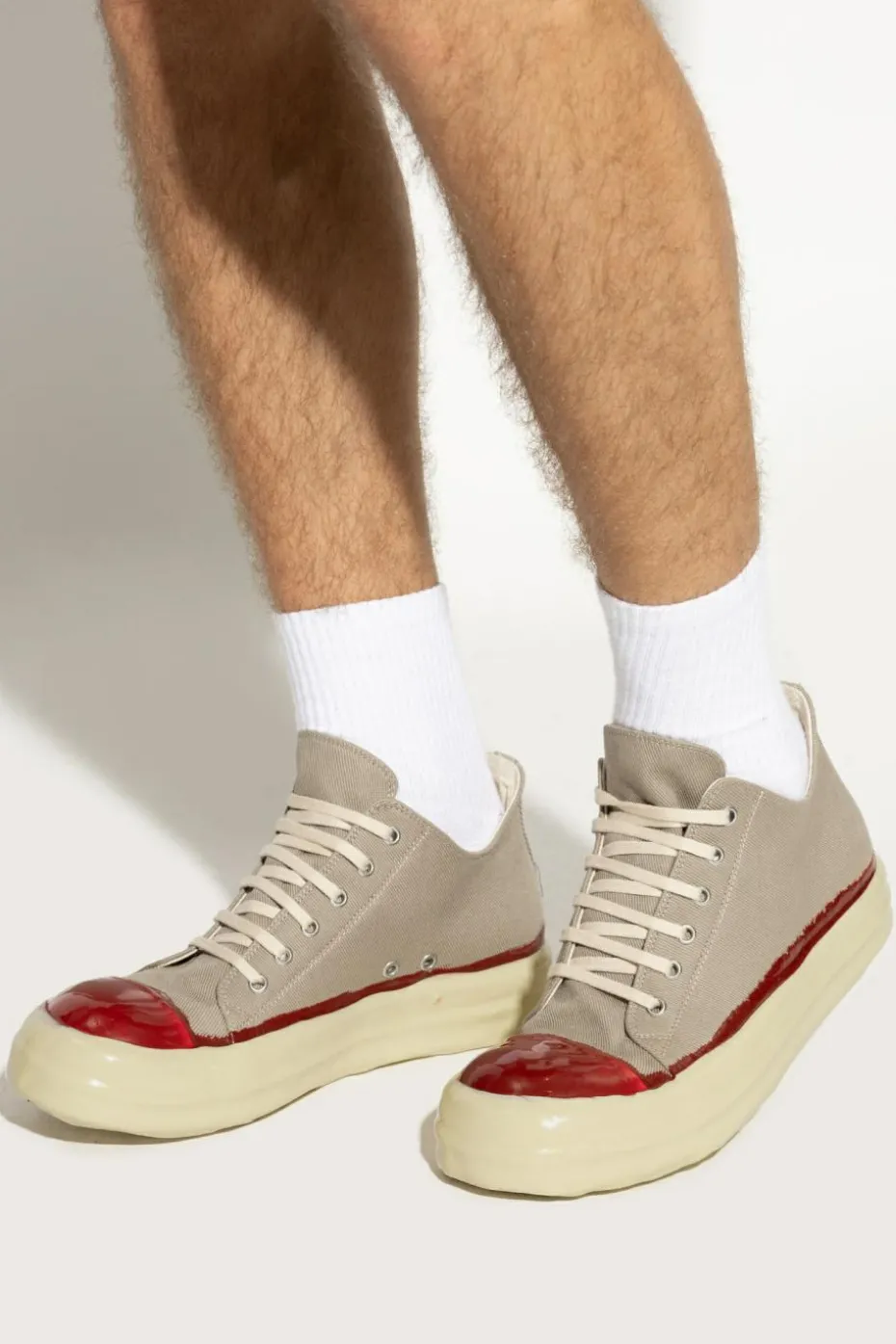 Rick Owens DRKSHDW SZARY Buty sportowe `Doop`