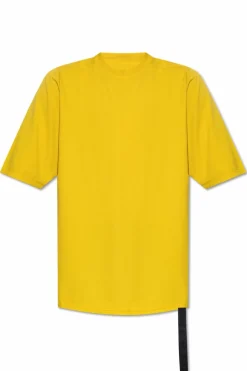 Rick Owens DRKSHDW ŻÓŁTY T-shirt `Jumbo`