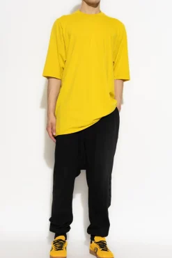 Rick Owens DRKSHDW ŻÓŁTY T-shirt `Jumbo`
