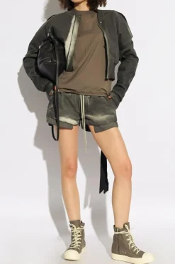 Rick Owens DRKSHDW ZIELONY Top `Small Level T`