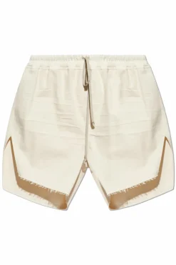 Rick Owens kremowy Szorty `Boxers`