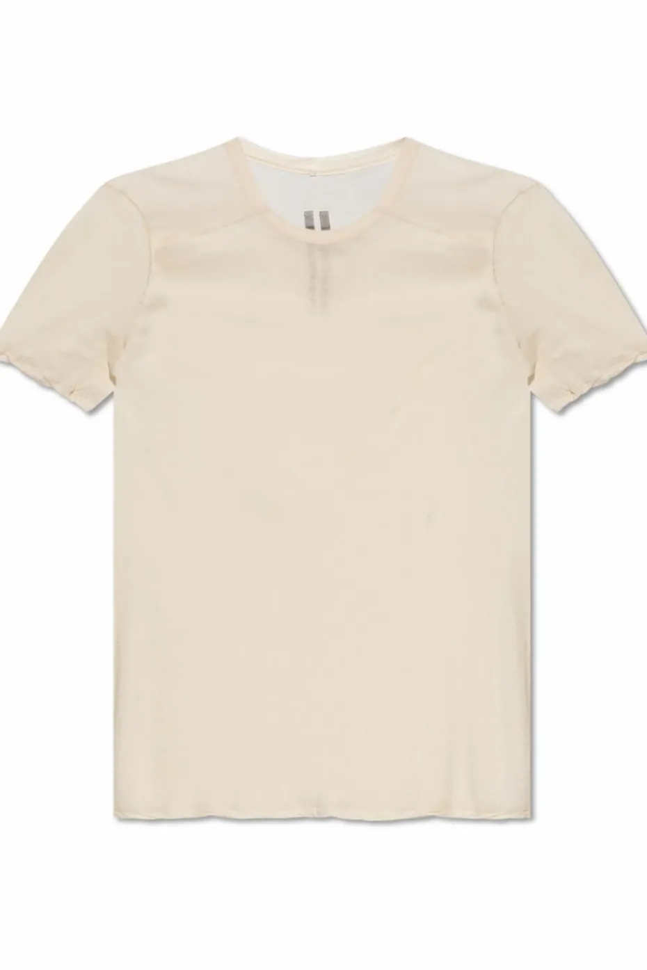Rick Owens kremowy T-shirt Level T`