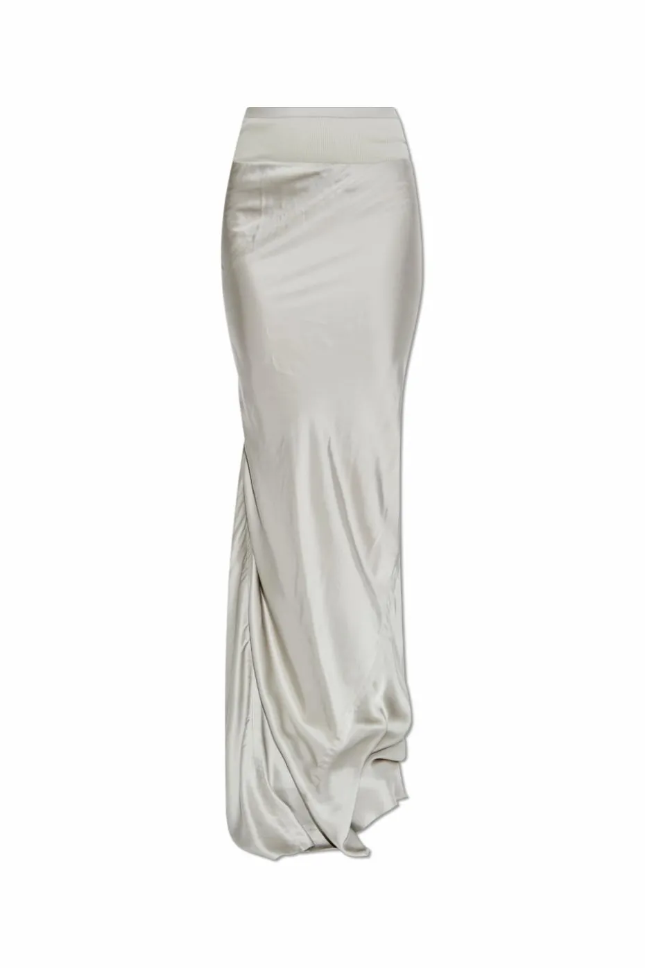 Rick Owens SREBRNY Spódnica `Slim Long`