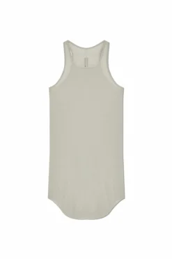 Rick Owens SZARY Prążkowany top bez rękawów