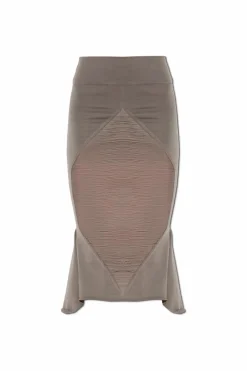 Rick Owens SZARY Spódnica `Tanja`