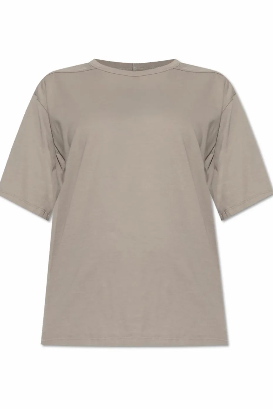 Rick Owens SZARY T-shirt z okrągłym dekoltem