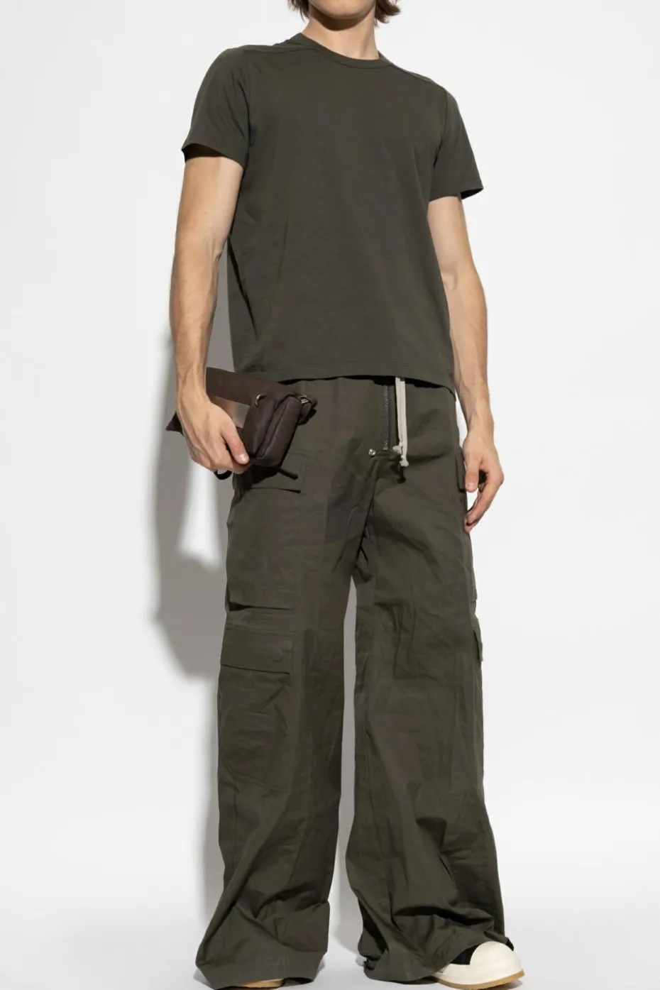 Rick Owens ZIELONY Okulary przeciwsłoneczne ‘Shielding’